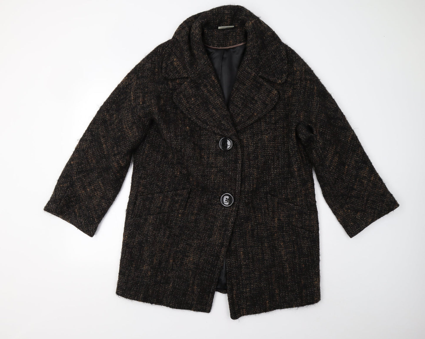 Wallis Womens Brown   Overcoat Coat Size M