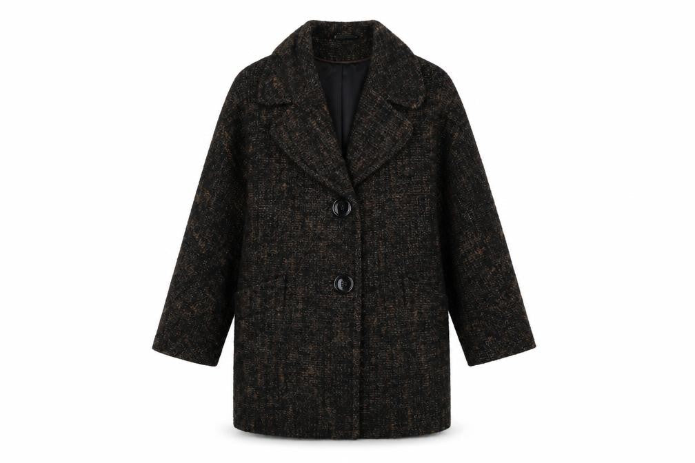 Wallis Womens Brown   Overcoat Coat Size M