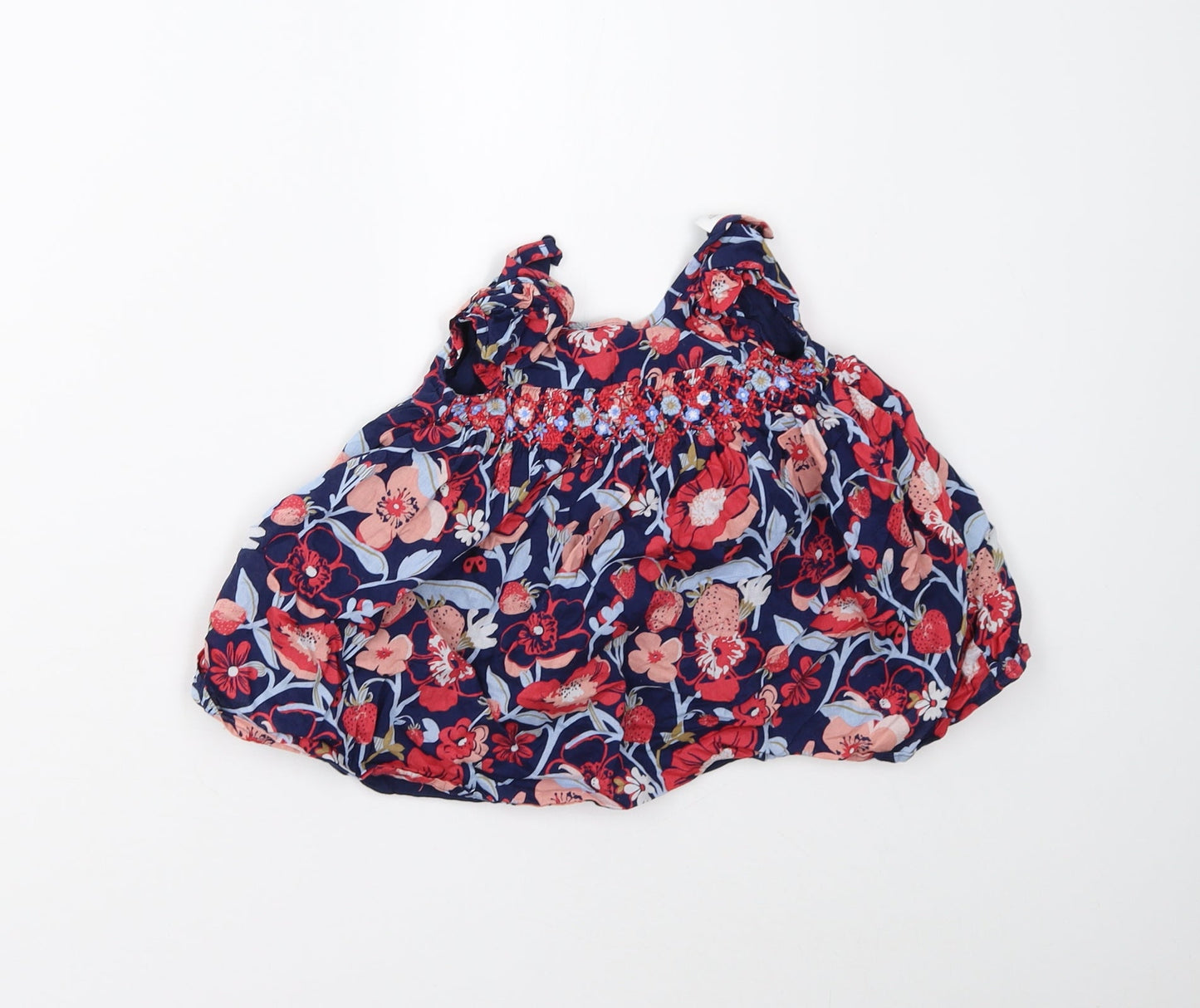 Preloved NEXT Girls Multicoloured Floral  Fit & Flare  Size 3-6 Months - Front