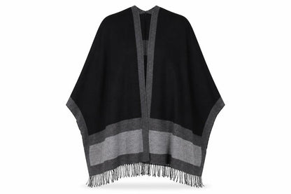 Very Womens Grey  Knit Jacket Poncho One Size