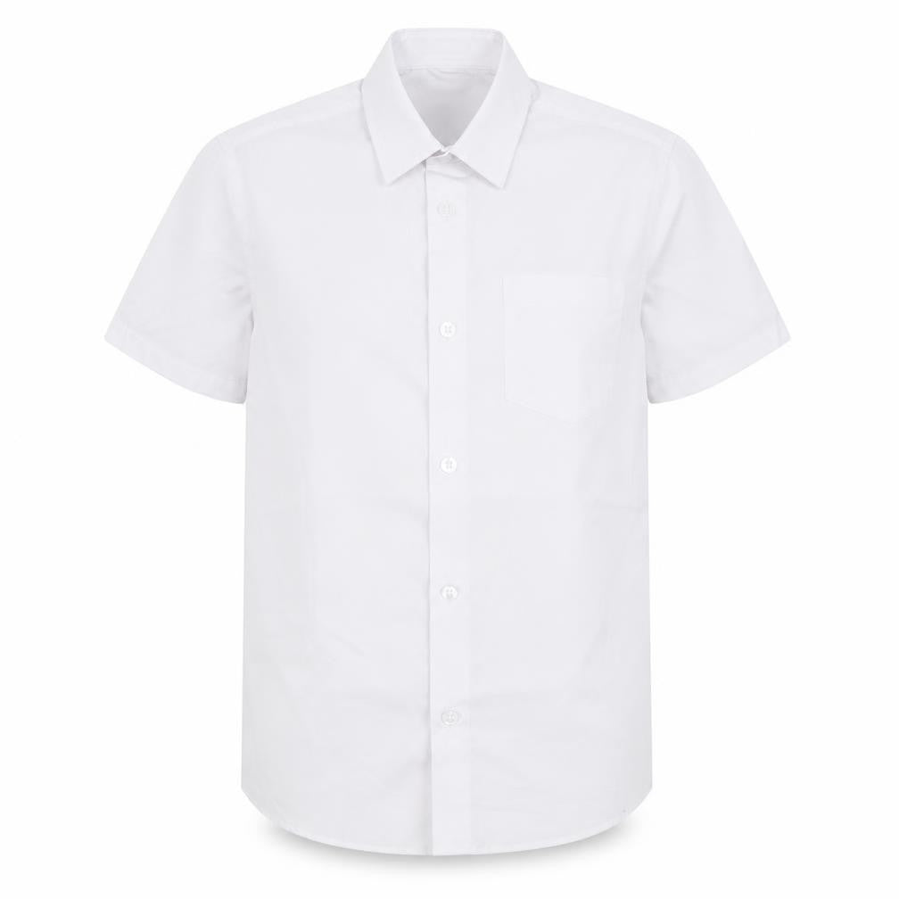 George Girls White   Basic Button-Up Size 7-8 Years