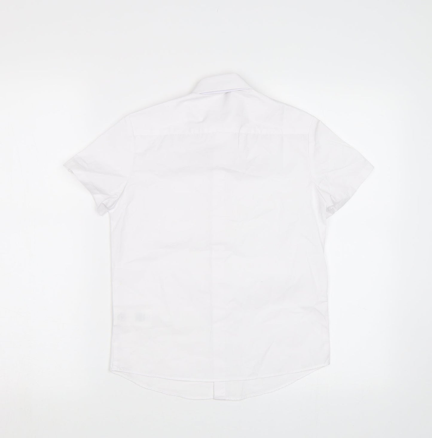 George Girls White   Basic Button-Up Size 7-8 Years