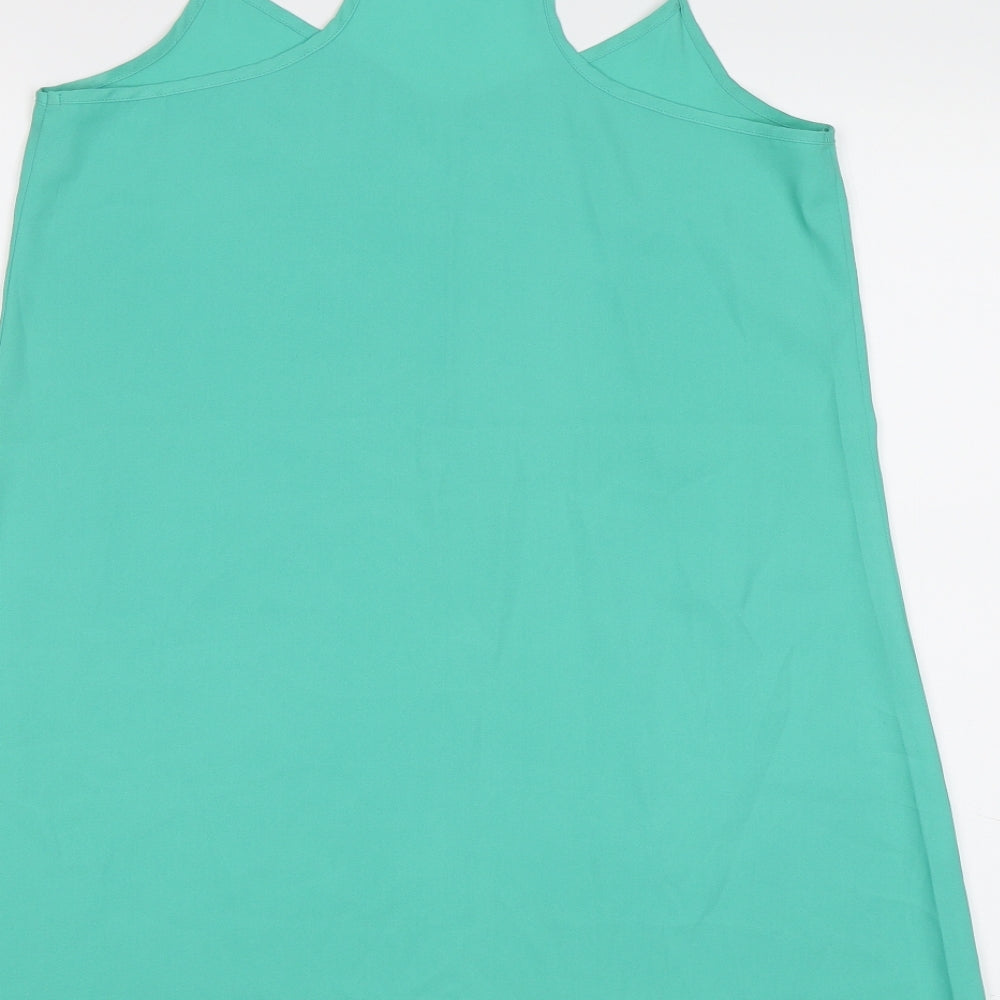 FOREVER 21 Womens Green   Basic Tank Size XS