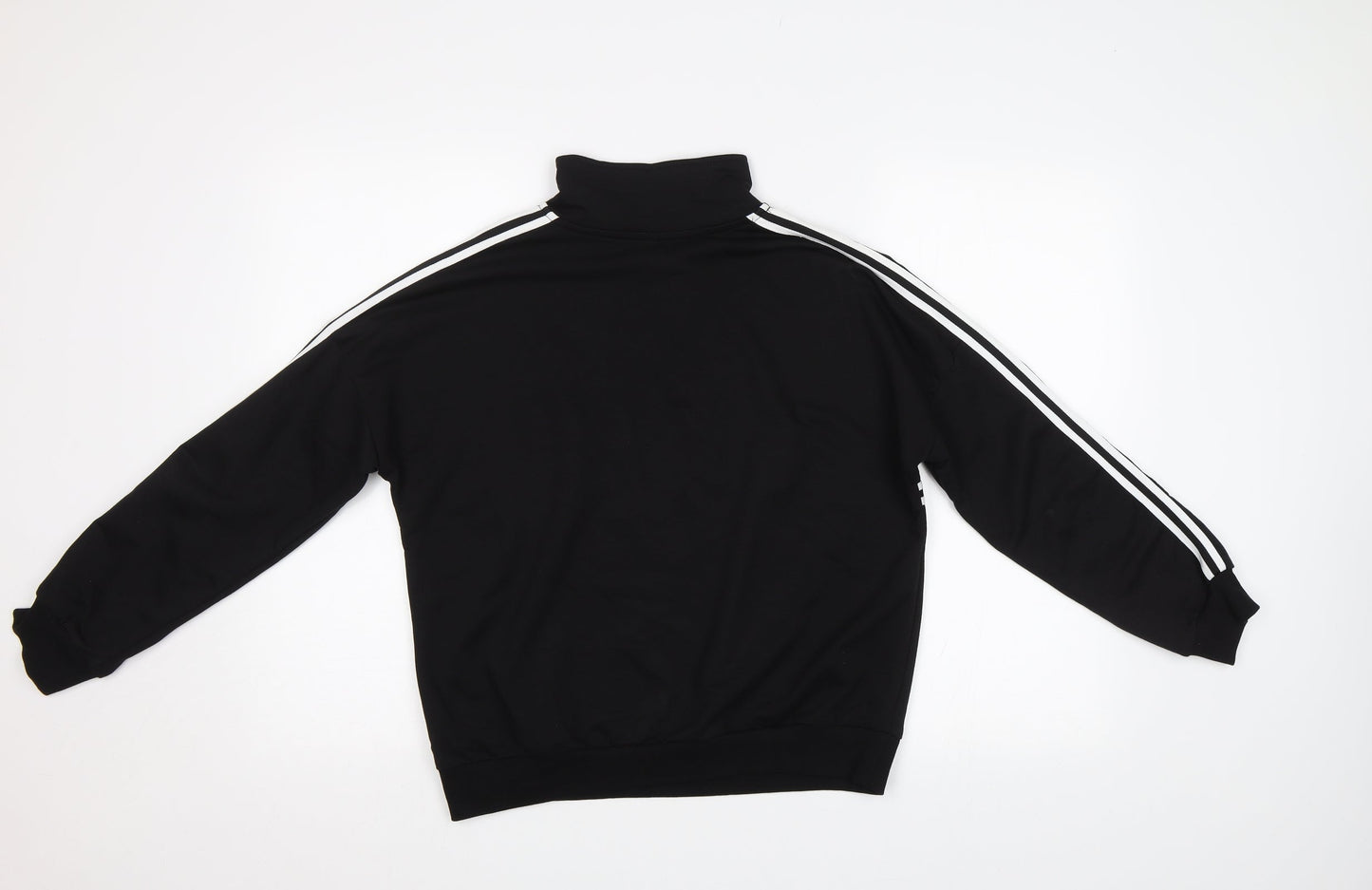 DF You Womens Black Striped  Pullover Sweatshirt Size S