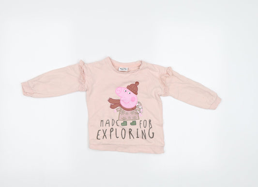 George Baby Pink   Pullover Jumper Size 12-18 Months  - Peppa Pig