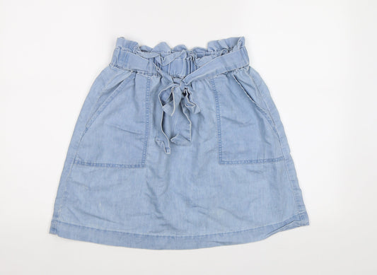 Pep&Co Womens Blue   Mini Skirt Size 8