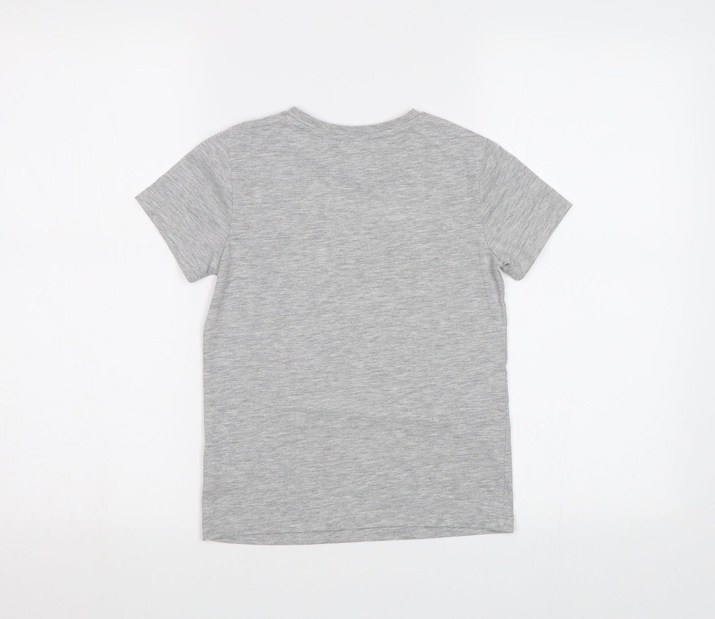 Urban Outlaws Girls Grey   Basic T-Shirt Size 7-8 Years  - Flossing