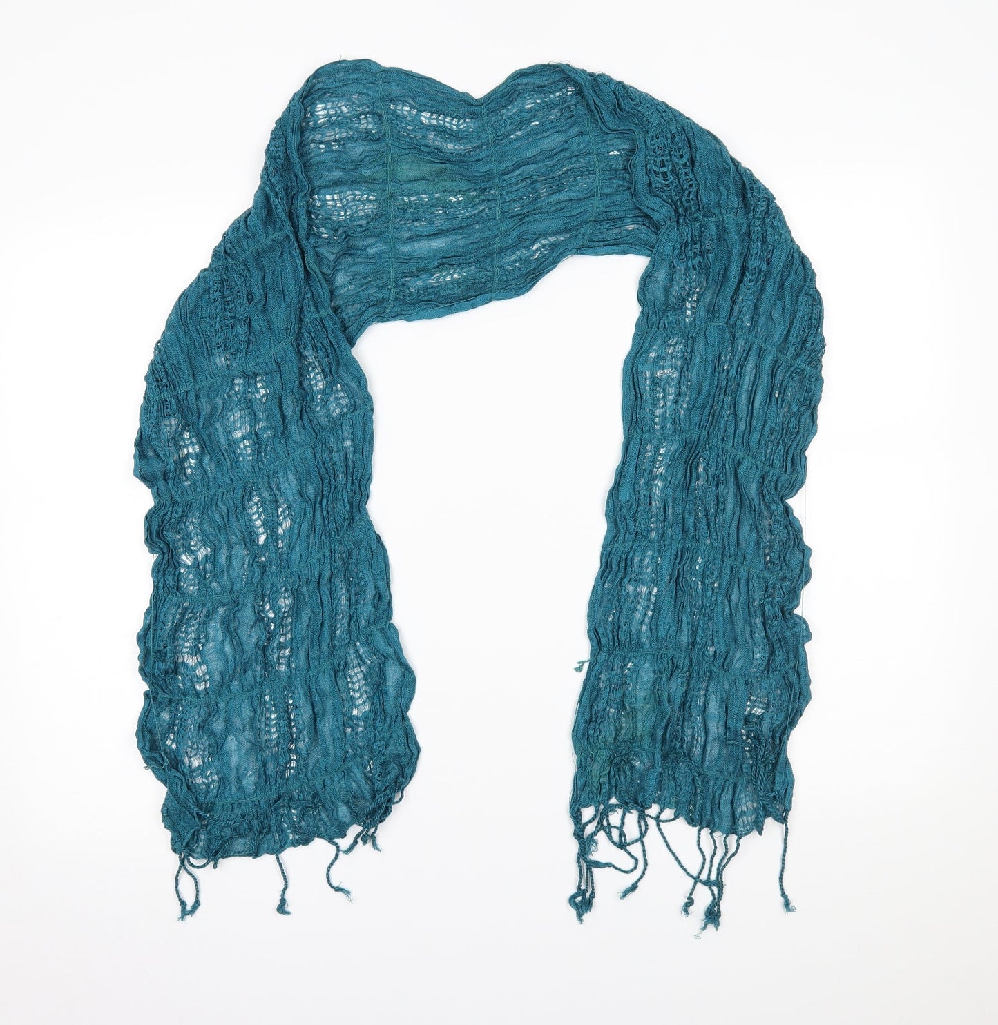 Preworn Womens Blue    Scarf