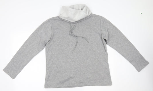 Classic Womens Grey   Pullover Sweatshirt Size S