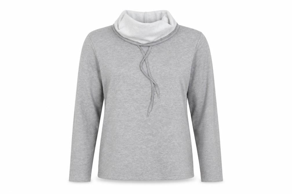 Classics Womens Grey   Pullover Sweatshirt Size S