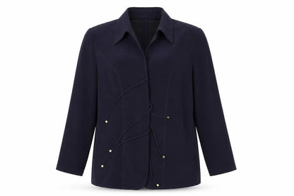 ELVI Womens Blue   Jacket Blazer Size 16