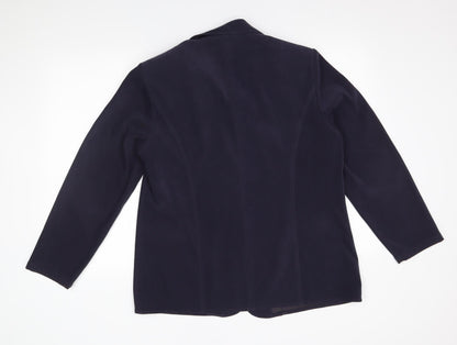 ELVI Womens Blue   Jacket Blazer Size 16