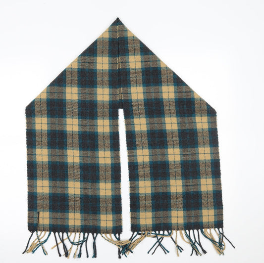 Preworn Womens Beige Plaid   Scarf