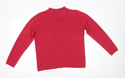 M&S Womens Pink   Pullover Jumper Size 14