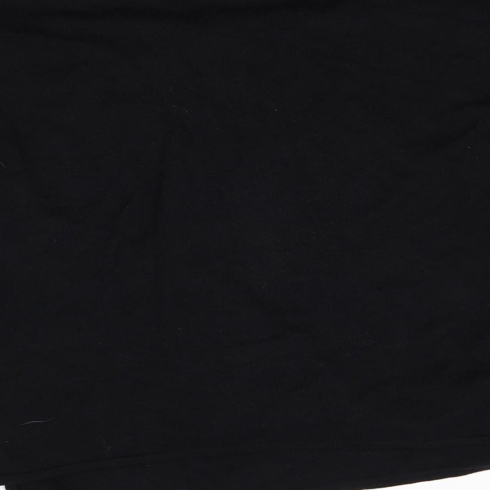 Avenue Womens Black   Wrap Jumper Size L