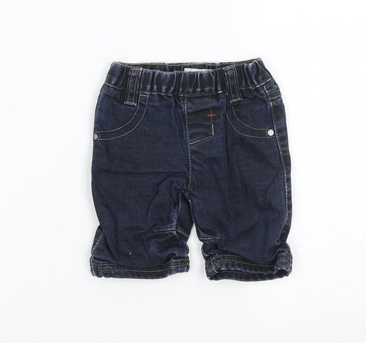 Mama's & Papa's Baby Blue   Jogger Jeans Size 0-3 Months