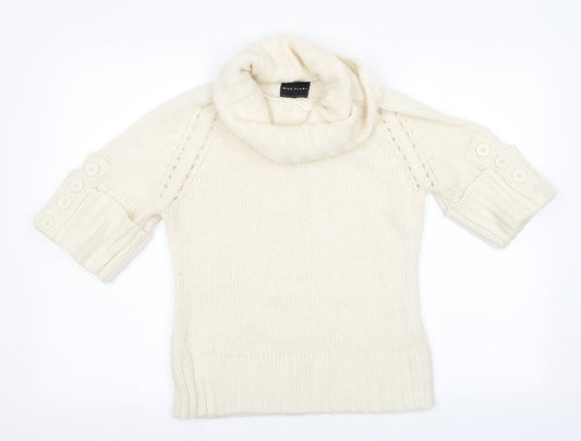 Miss Flori Womens Ivory   Pullover Jumper Size 14
