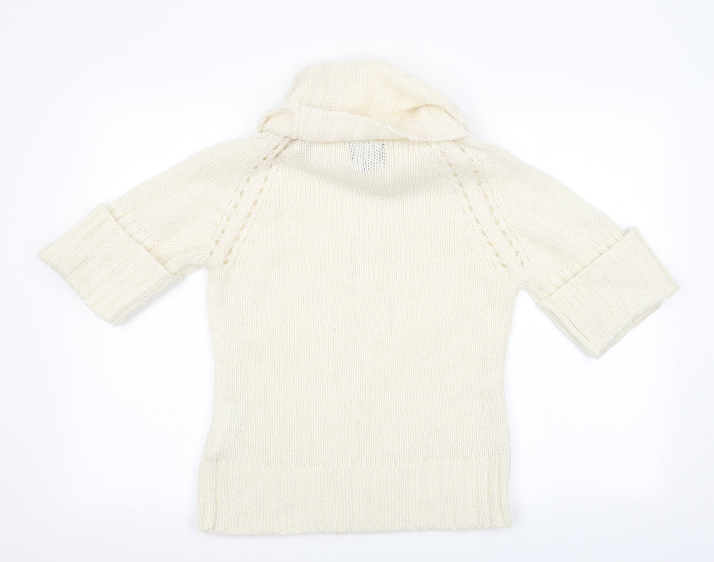 Miss Flori Womens Ivory   Pullover Jumper Size 14