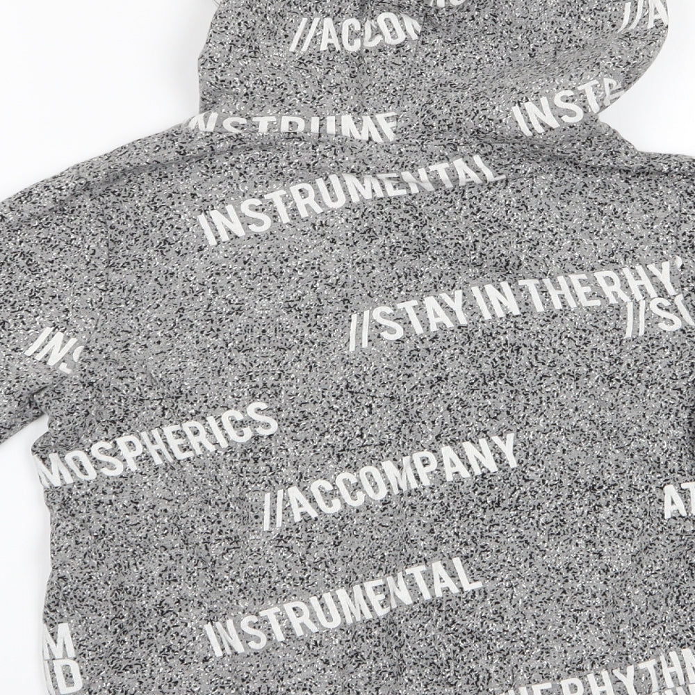 LMTD Boys Grey Spotted  Pullover Hoodie Size 11-12 Years  - In The Rhythm