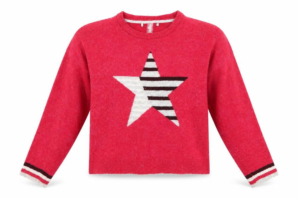 Next Womens Pink   Pullover Jumper Size M  - Start Print