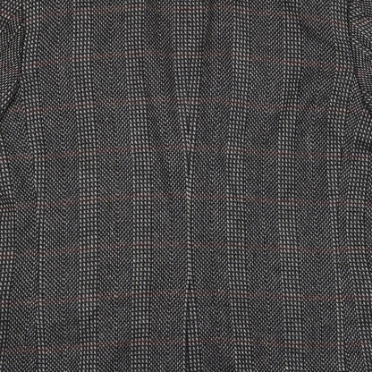 Preloved Nino Cerruti Mens Black Herringbone  Jacket Blazer - Label