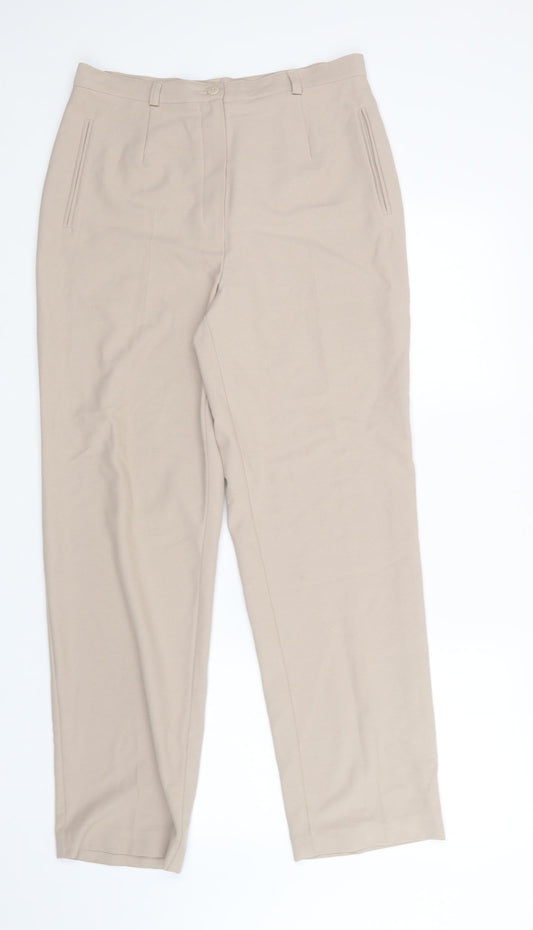 Essentials Womens Beige   Trousers  Size 32 in L30 in
