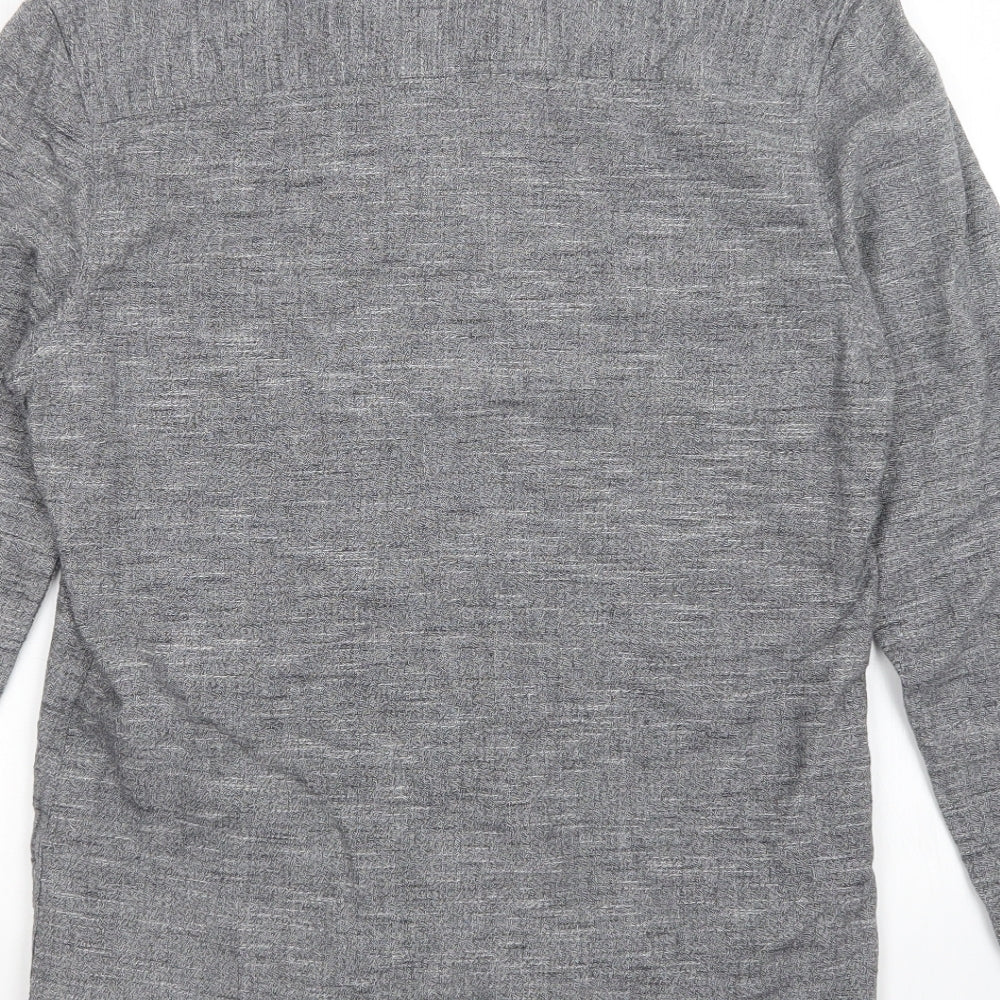 Topman Mens Grey    Button-Up Size XS