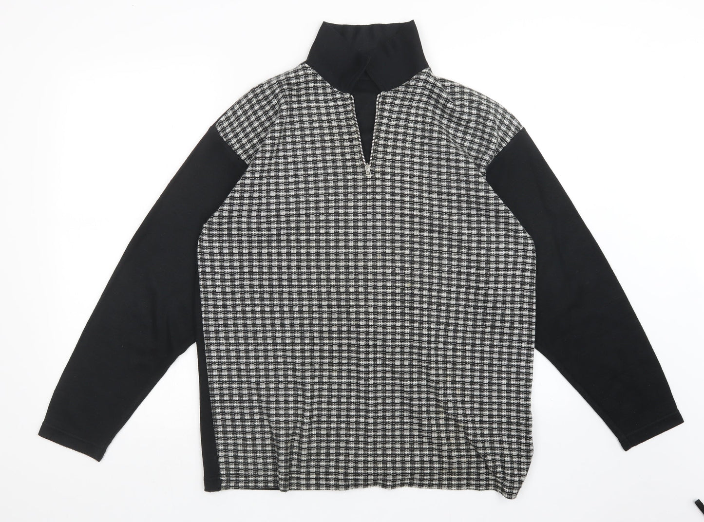 Avanti Womens Multicoloured Check  Pullover Sweatshirt