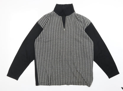 Preloved Avanti Womens Multicoloured Check  Pullover Sweatshirt - Front