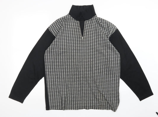 Avanti Womens Multicoloured Check  Pullover Sweatshirt