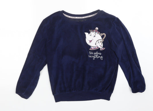 Love To Lounge Womens Blue   Top Pyjama Top Size S