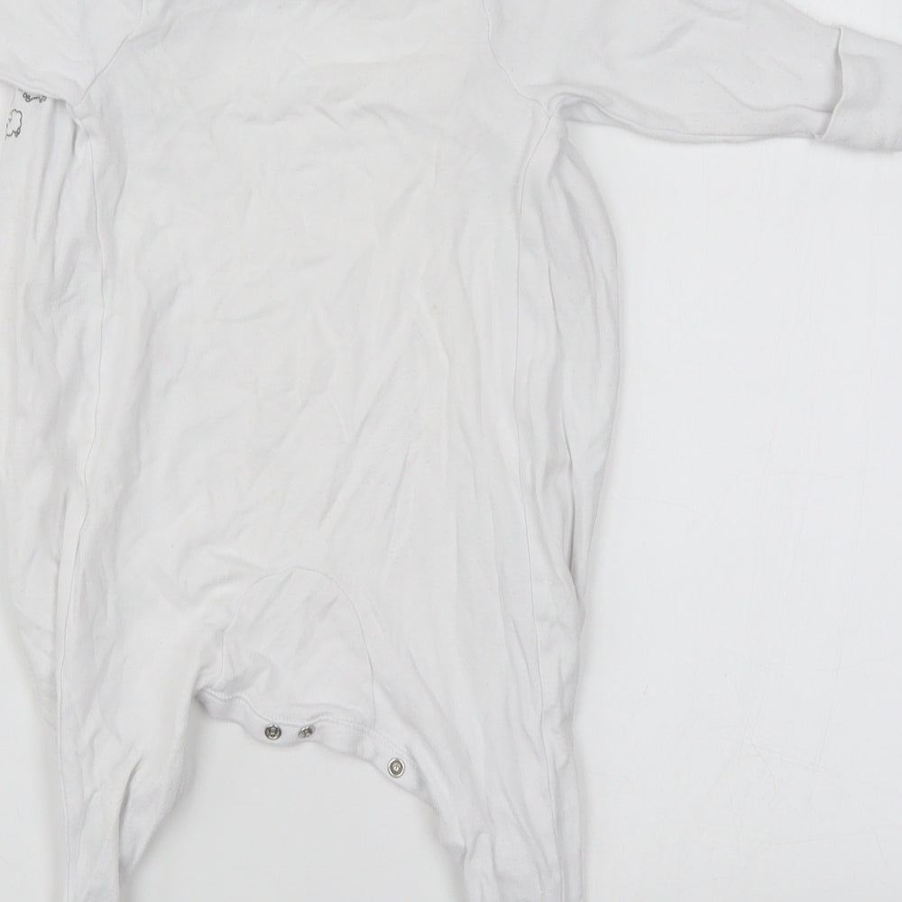 TU Baby White   Babygrow One-Piece Size 3-6 Months