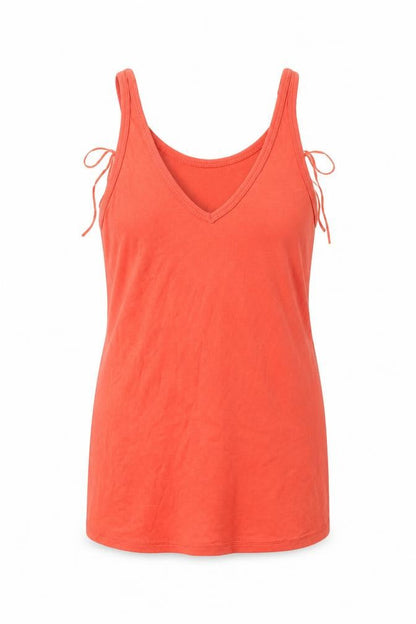 Ethel Austin Womens Orange   Basic Tank Size 18