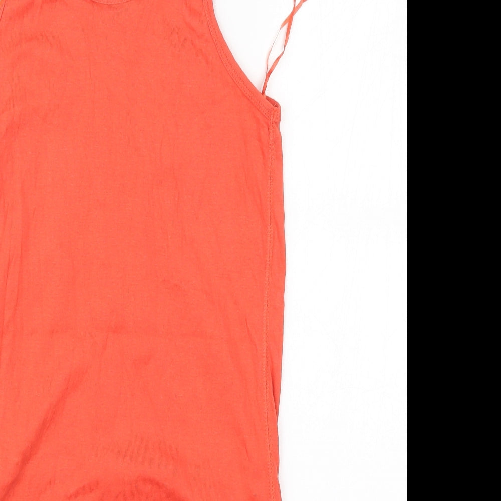 Ethel Austin Womens Orange   Basic Tank Size 18