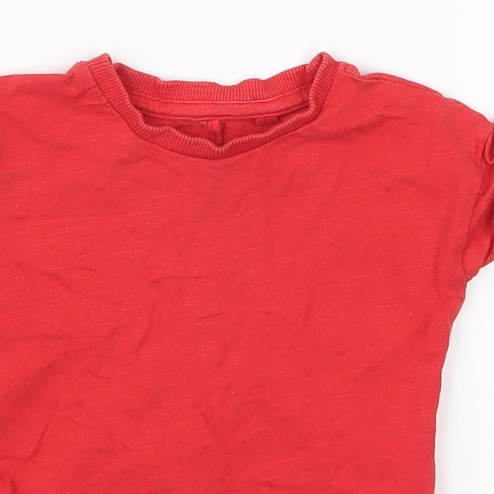 NEXT Boys Red   Basic T-Shirt Size 6-9 Months
