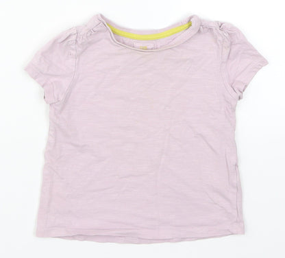 Additional front view of Tu girls’ purple basic t-shirt, size 2-3, years