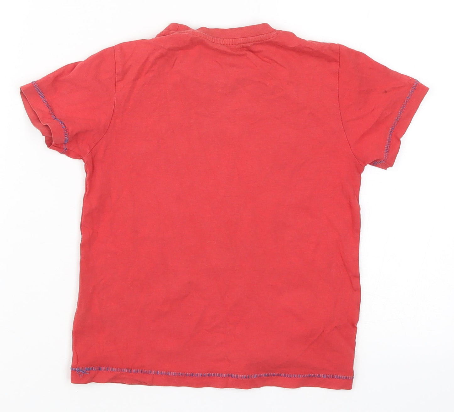 TU Boys Red   Basic T-Shirt Size 3-4 Years  - Mummy's Little Captain