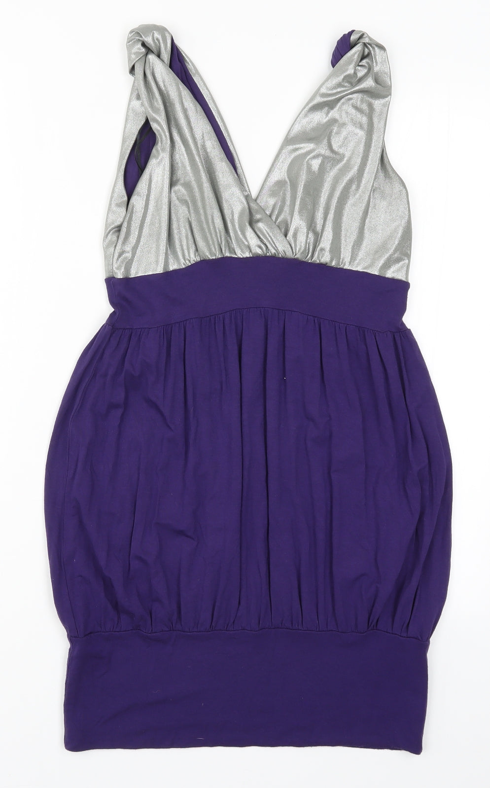 Rare Womens Purple   Mini  Size 12  - Silver