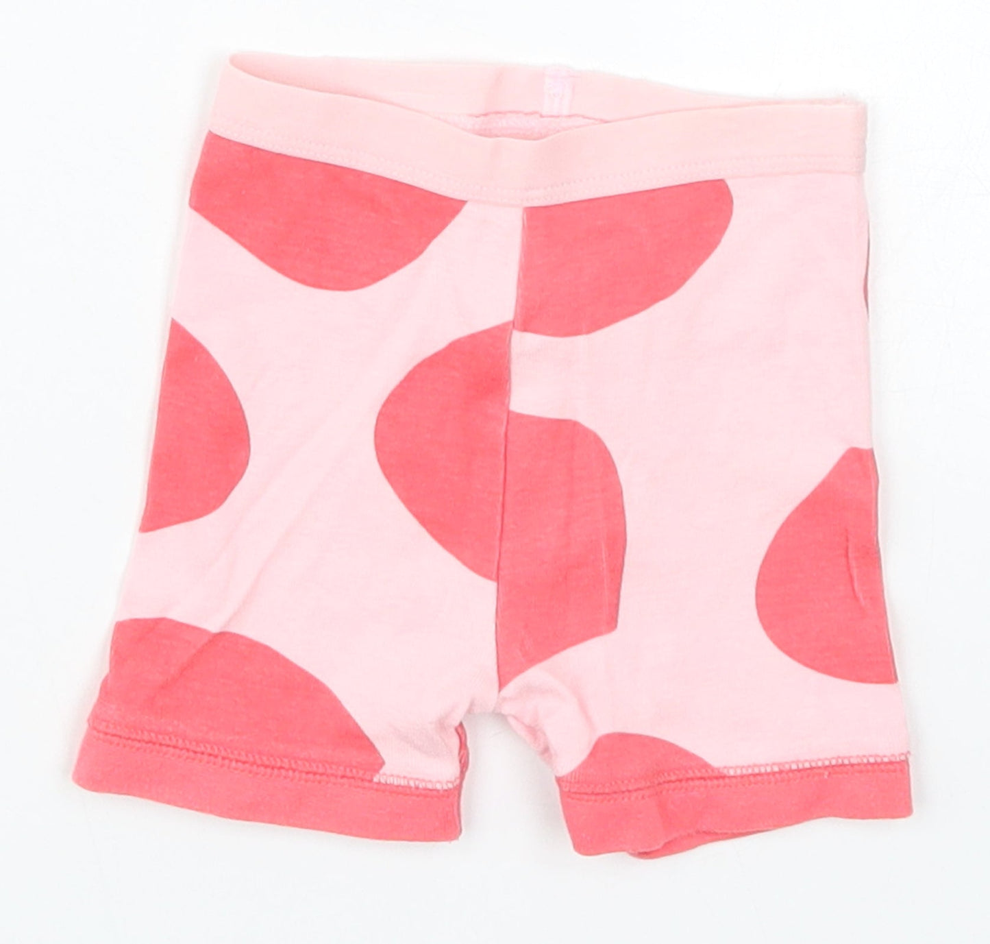 Mothercare Girls Pink Polka Dot  Cropped Leggings Size 3-6 Months