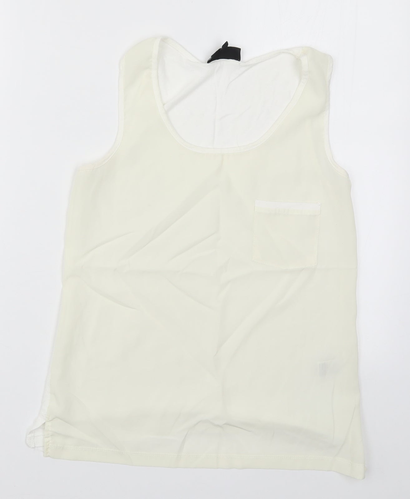 Warehouse Womens White   Basic Tank Size 10