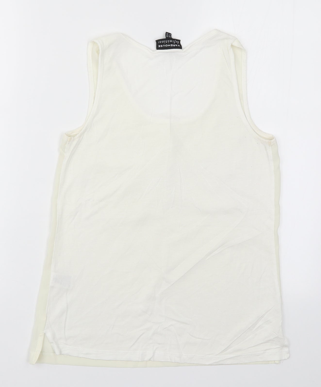 Warehouse Womens White   Basic Tank Size 10