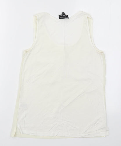 Warehouse Womens White   Basic Tank Size 10