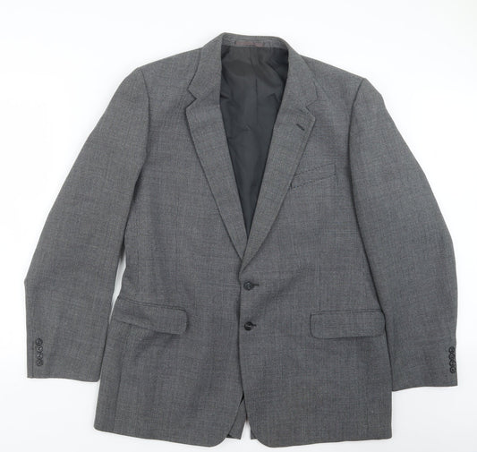 St Michael Mens Grey   Jacket Suit Jacket Size 40
