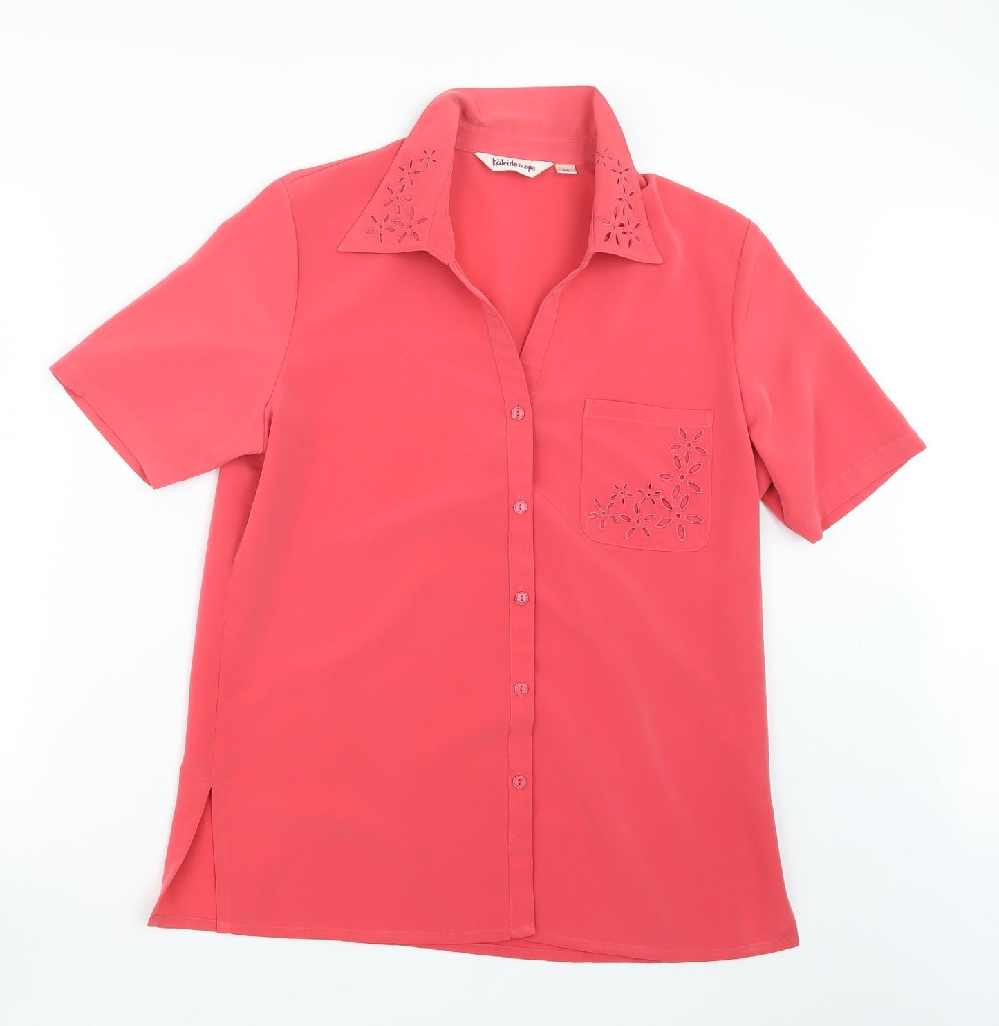 Kaleidoscope Womens Pink   Basic Button-Up Size 16