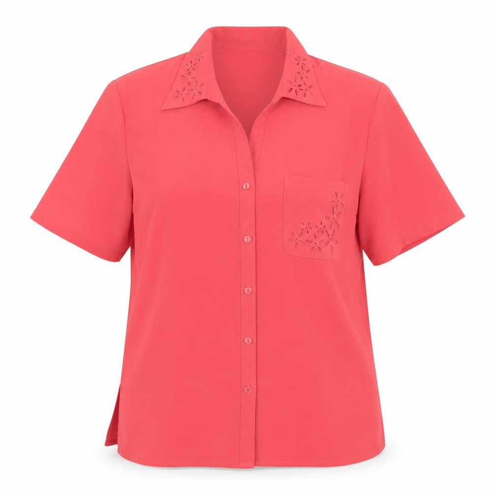 Kaleidoscope Womens Pink   Basic Button-Up Size 16