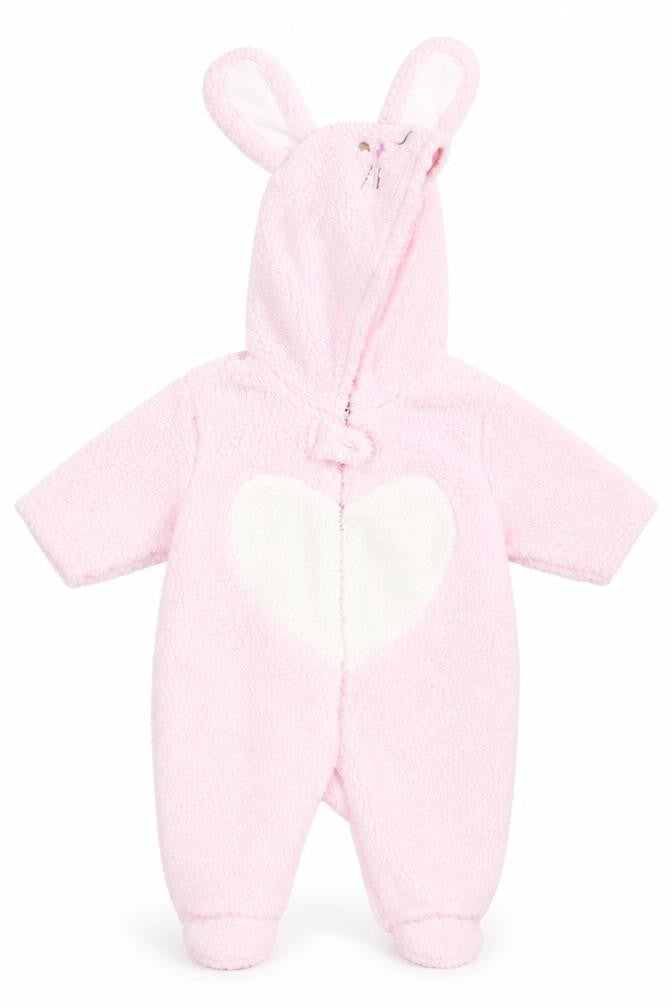 Earlydays Girls Pink Geometric  Babydoll One Piece Size 0-3 Months