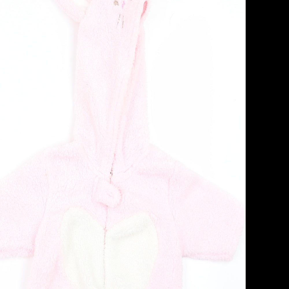 Earlydays Girls Pink Geometric  Babydoll One Piece Size 0-3 Months