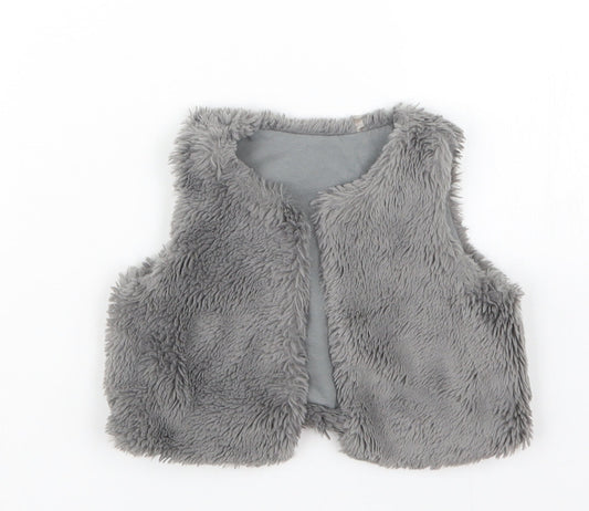 Marks and Spencer Girls Grey   Jacket  Size 9-12 Months