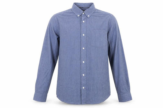 Maine New England Mens Blue Button-Up Size M