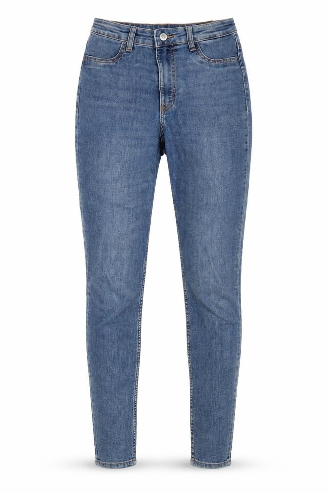 H&M Womens Blue  Denim Skinny Jeans Size 8 L27 in